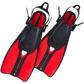 Ocean Reef Duo Ii Diving Fins Rood EU 43-48