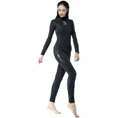 Ist Dolphin Tech Full 3 Mm Woman Diving Wetsuit Zwart 13 Vrouw