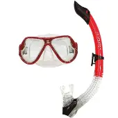 Aquaneos Whale Evo Junior Diving Mask Rood Kinderen