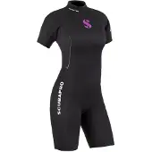 SCUBAPRO Definition 2.5 Mm Woman Short Sleeve Shorty Zwart 2XL Vrouw