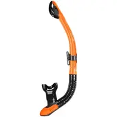 Mares Ergo Dry Diving Snorkel Oranje