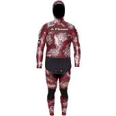 Picasso Thermal Skin Camu Hw 7 Mm Spearfishing Wetsuit Rood 3XL Man