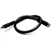 Apeks Fr Hp Carbon Hose Zwart 80 cm