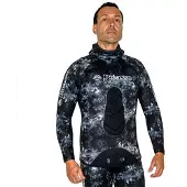 Picasso Camo Ghost 3 Mm Spearfishing Jacket Zwart,Grijs S Man