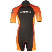 BEUCHAT By Watts 3 Mm Short Sleeve Shorty Oranje S Man