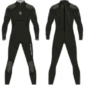 SCUBAPRO Everflex Yulex 7.5/5.0 Mm Woman Diving Wetsuit Zwart 2XL Vrouw