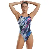 Tyr Cutoutfit Transt Swimsuit Veelkleurig 26 Vrouw