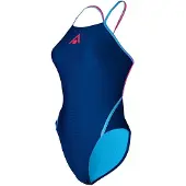 Aqua sphere Essential Diamond Back Adjustable Swimsuit Blauw 38 Vrouw