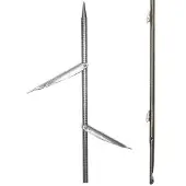 Picasso Platinum Ultra Safe Euro 7 Mm Double Flopper Spearshaft Grijs 190 cm