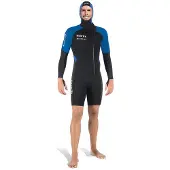 Mares 2nd Skin 1.5 Mm Long Sleeve Shorty Zwart M Man
