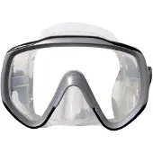 So Dive X Sight Junior Diving Mask Transparant,Grijs Kinderen