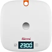 Girmi PS02 Tafelblad Rond Elektronische keukenweegschaal Oranje, Wit