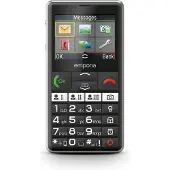 Emporia emporiaPURE-LTE (4G) incl. oplaadstation (2.31", 128 MB, 2 Mpx, 4G), Sleutel mobiele telefoon, Zwart