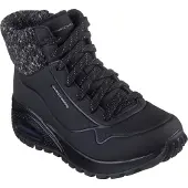 SKECHERS Veterlaarzen 'Uno Rugged - Darling' zwart