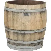 Barrelatelier Wijnvat Kuip 3/4 225l. (authentiek) / Eikenhouten Plantenkuip / Houten Kuip voor Fruit- of Olijfbomen