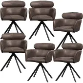 Woood eetkamerstoel (set van 6) Fenne