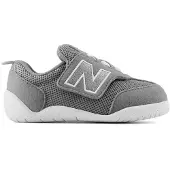 New Balance Kids New-B First grijs leren schoenen (18.5 W), Plat, Klittenband, Casual, kinderkleding NW1STV1