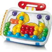 Quercetti Visual Art Combi Game 60 Pins Goud Kinderen
