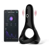 Magic Motion Rise - App-gestuurde vibrerende penisring voor mannen (zwart)