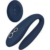 Dream Toys Goddess Ares - buigbare duo vibrator - siliconen - blauw