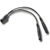Mystim Adapter Ronde Connector voor 2 mm Plug - Zwart