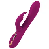 Javida - 3in1 parel‑ en draai‑vibrator (paars)