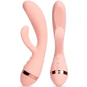 Vush Muse - oplaadbare waterproof rabbit vibrator - siliconen - roze