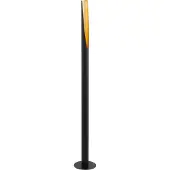 Eglo LED-vloerlamp Barbotto, zwart, Woon-/ Eetkamer, metaal, Modern, LED vloerlamp