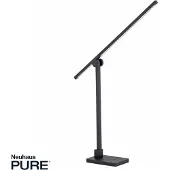 Paul Neuhaus LED-bureaulamp Grafo, dimbaar, zwart, Werkkamer / Kantoor, metaal, Modern, LED bureaulamp