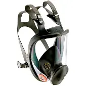 3M 6000 Series Full Face Respirator Zwart L