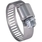 Seachoice Plated Screw Hose Clamp Zilver 10