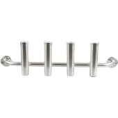 Taco Metals 4 Rods Transom Mount Rod Holder Zilver