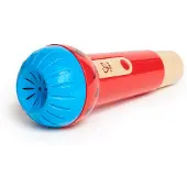Hape Prodigious Echo Houten Microfoon Met Ritmes En Geluiden 8x21.8x8 Cm