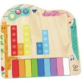 Hape Dynamisch Pixel Piano - Interactief Muzikaal Speelgoed met Licht en Geluid voor Baby vanaf 12 Maanden
