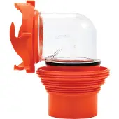 Camco Bayonet Elbow Fitting With 4 In 1 Adapter Rood