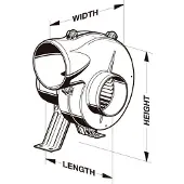 Jabsco Ventilator Met Flexibele Montage
