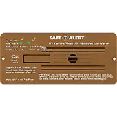 Mti Industries Alarm Flush Mount Rood