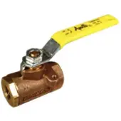 Apollo Full Flow Ball Valve 6.3 Mm Geel