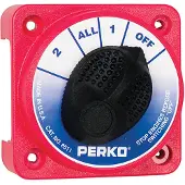 Perko No Locking Compact Battery Switch Rood
