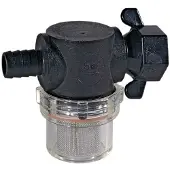 SHURFLO Swwivel Nuts Strainer Zwart