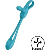 Satisfyer - anale vibrator en penisring - oplaadbaar siliconen blauw