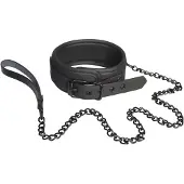 Dream Toys Blaze Halsband en Leiband Halsband met Leiband Zwart
