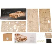 Ugears Houten 3D Model - Winged Sports Coupe