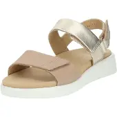 Ara Sandalen met riem beige / zilver
