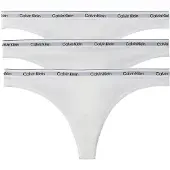 Calvin Klein Underwear String zwart / wit / natuurwit