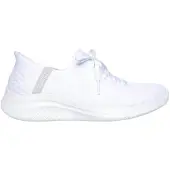 SKECHERS Sneakers laag 'Ultra Flex 3.0' grijs / wit