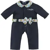 Corolle poppenkleding jumpsuit marineblauw 36cm - accessoire babypop.