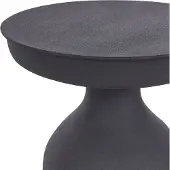 Beliani TENJO - Bijzettafel - Zwart - Metaal