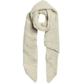 Pieces Pcpyron Structured Lurex Scarf Moonbean | Beige | Maat: One Size