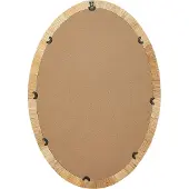 Beliani FOISSY - Wandspiegel - Naturel - Rotan